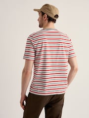 Rosso - Seasalt Cornwall Seven Seas Sailor T Shirt - Immagine 4 di 5