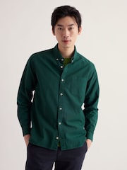 Seasalt Cornwall Green Jenken Garment Dyed Oxford Shirt - Image 1 of 5