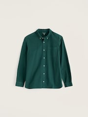 Seasalt Cornwall Green Jenken Garment Dyed Oxford Shirt - Image 4 of 5
