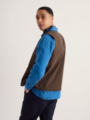 Seasalt Cornwall Brown Tollgate Waistcoat - Image 3 of 5