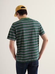 Verde - Seasalt Cornwall Seven Seas Sailor T Shirt - Immagine 3 di 5