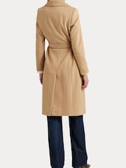 Lauren Ralph Lauren Belted Wool Blend Wrap Coat - Image 3 of 10
