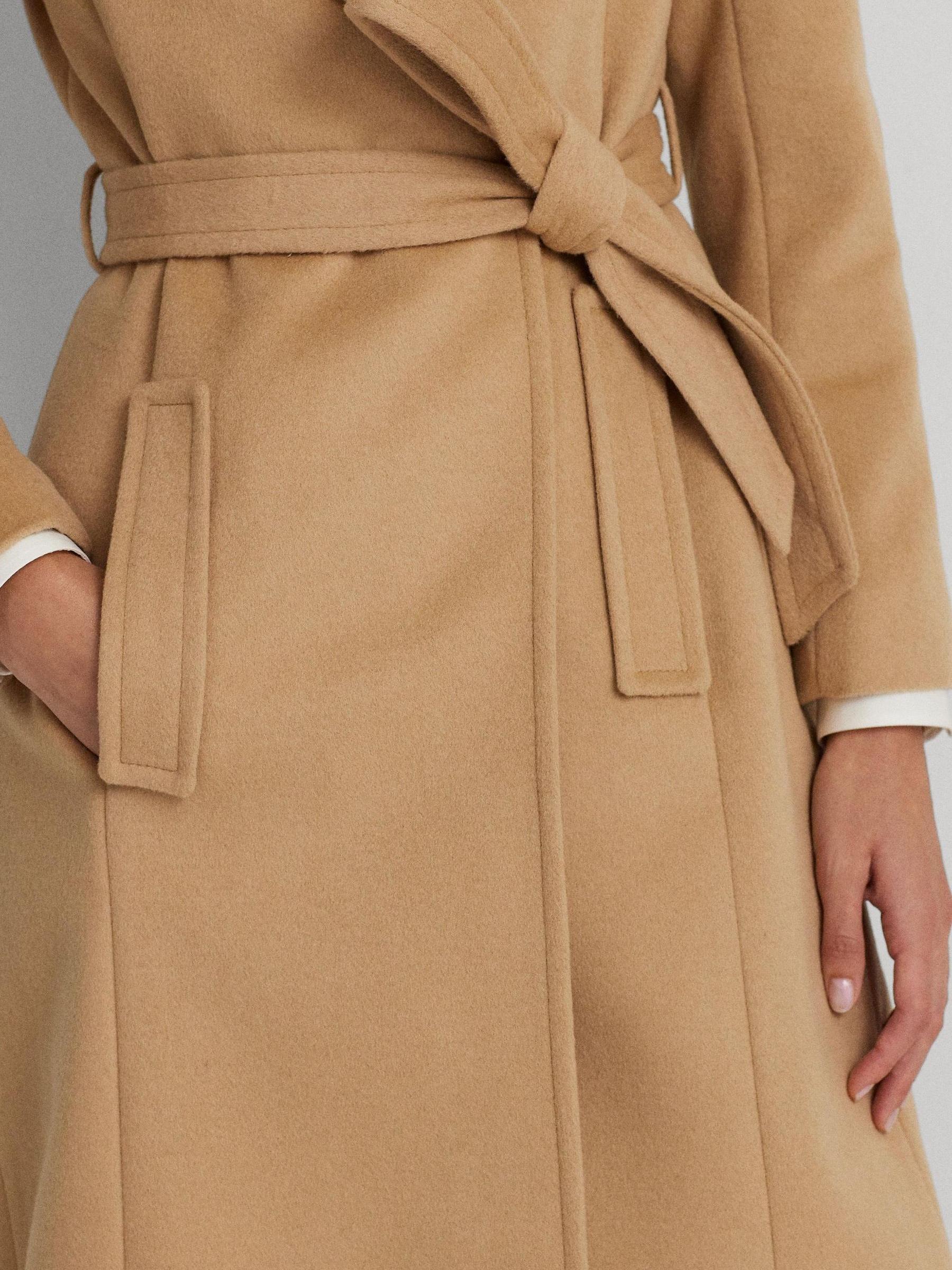 Buy Lauren Ralph Lauren Belted Wool Blend Wrap Coat from Next Luxembourg