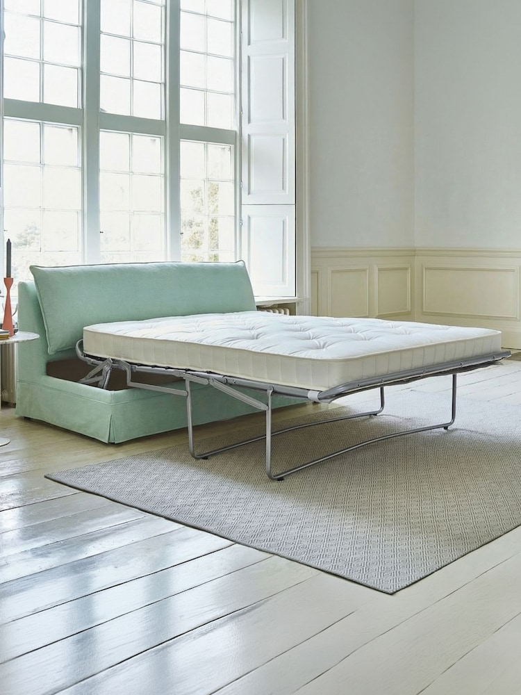 Willow & Hall Aqua Blue Deverill Sofa Bed - Image 5 of 5