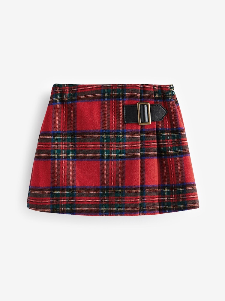 Red Kilt Skirt & Tights Set (3mths-10yrs) - Image 6 of 9