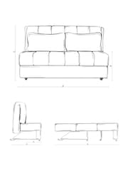 Willow & Hall Herb Green Appley Sofa Bed - Image 3 of 5