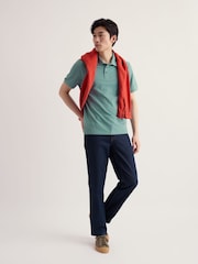 Seasalt Cornwall Baby Blue Balefire Polo Shirt - Image 1 of 5