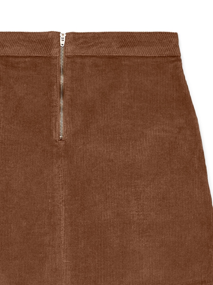 VERO MODA Brown High Waist Corduroy Mini Skirt - Image 6 of 6 VERO MODA Brown High Waist Corduroy Mini Skirt - Image 6 of 6