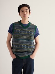 Seasalt Cornwall Green Walt Vest - Image 2 of 5