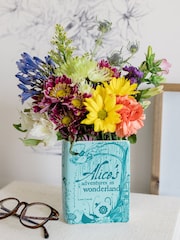 Steel Mill and Co. Multi Alice in Wonderland Small Book Vase - Image 1 of 4