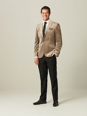 Champagne Gold Slim Velvet Blazer - Image 2 of 10