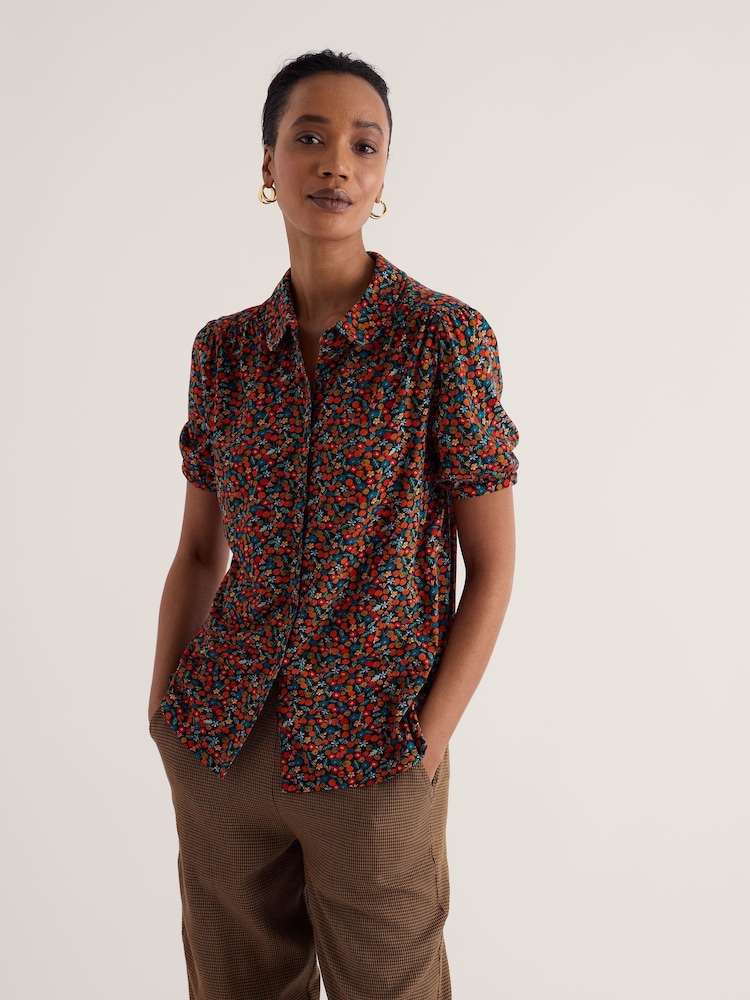 Seasalt Cornwall Blue Embrace Shirt - Image 2 of 5 Seasalt Cornwall Blue Embrace Shirt - Image 2 of 5