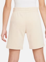 Nike White Club Fleece French Terry Shorts - Image 2 of 9