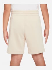 Nike White Club Fleece French Terry Shorts - Image 4 of 9