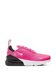 Nike Pink Junior Air Max 270 Trainers - Image 1 of 10