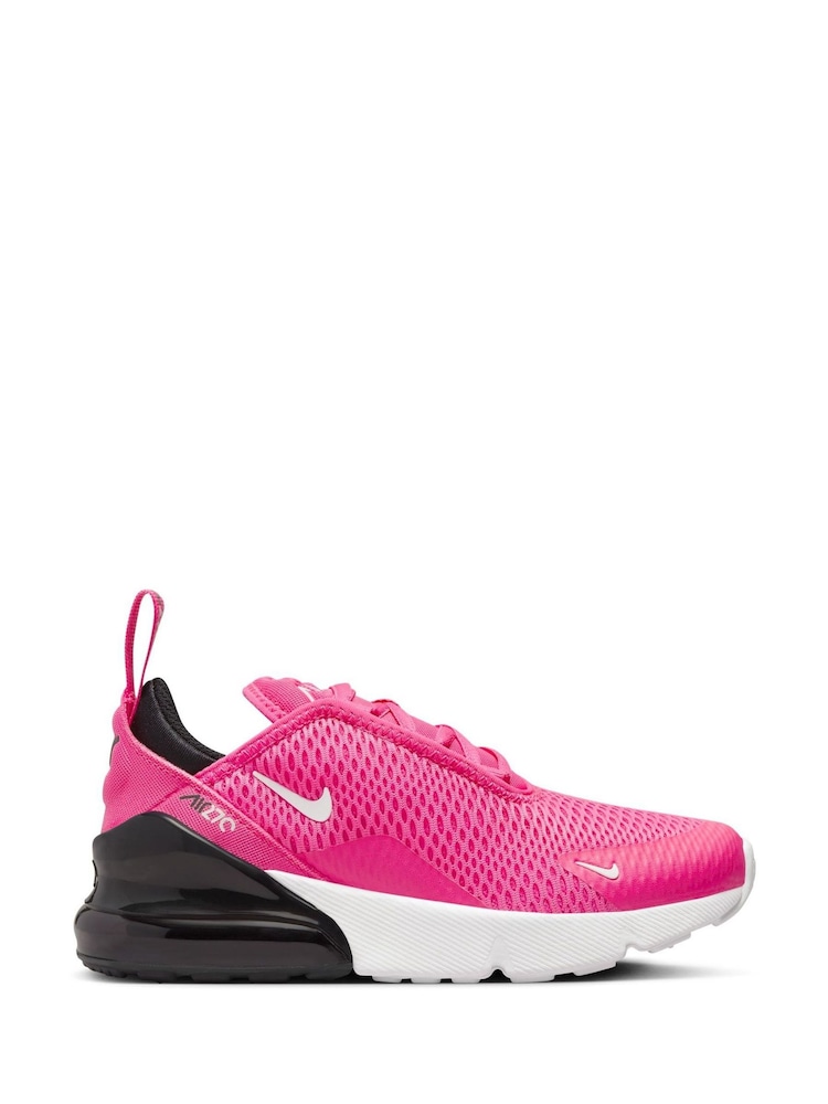 Nike Pink Junior Air Max 270 Trainers - Image 1 of 10
