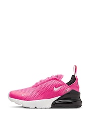 Nike Pink Junior Air Max 270 Trainers - Image 2 of 10