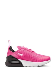 Nike Pink Junior Air Max 270 Trainers - Image 3 of 10