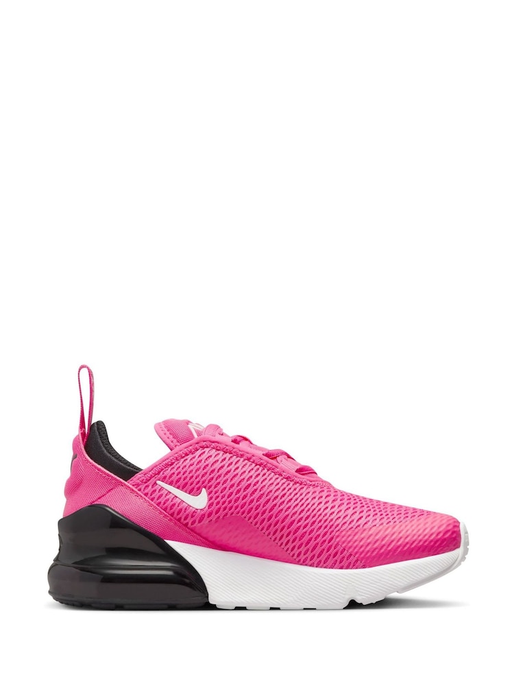 Nike Pink Junior Air Max 270 Trainers - Image 3 of 10
