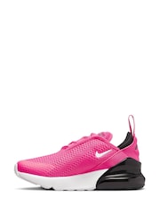 Nike Pink Junior Air Max 270 Trainers - Image 4 of 10