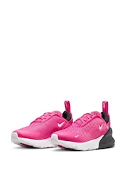 Nike Pink Junior Air Max 270 Trainers - Image 5 of 10