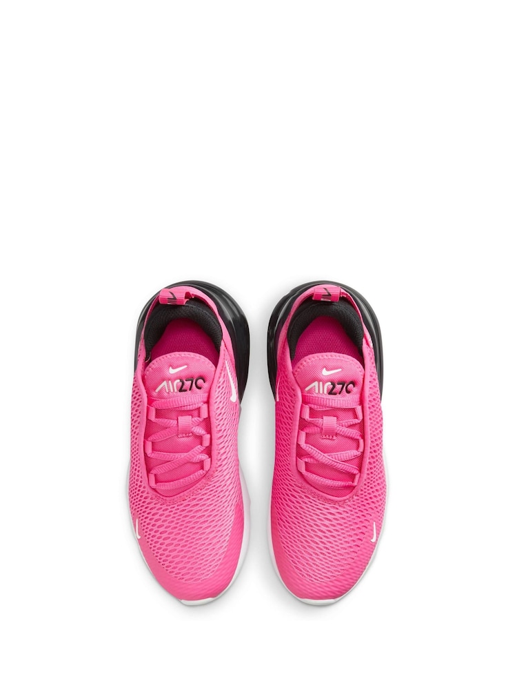 Nike Pink Junior Air Max 270 Trainers - Image 6 of 10