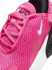 Nike Pink Junior Air Max 270 Trainers - Image 9 of 10