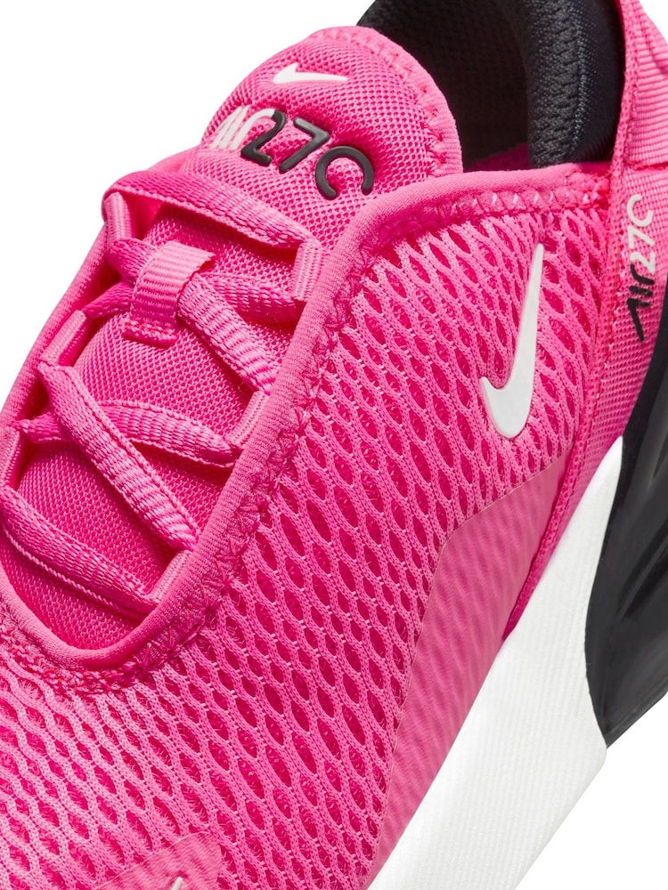 Nike Pink Junior Air Max 270 Trainers - Image 9 of 10