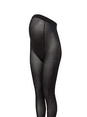 Mamalicious Black Maternity 50D Over Bump Tights 2 Pack - Image 5 of 5