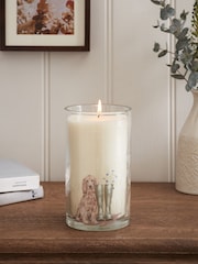 Cream Cooper the Cocker Spaniel White Jasmine Scented Candle - Image 1 of 3