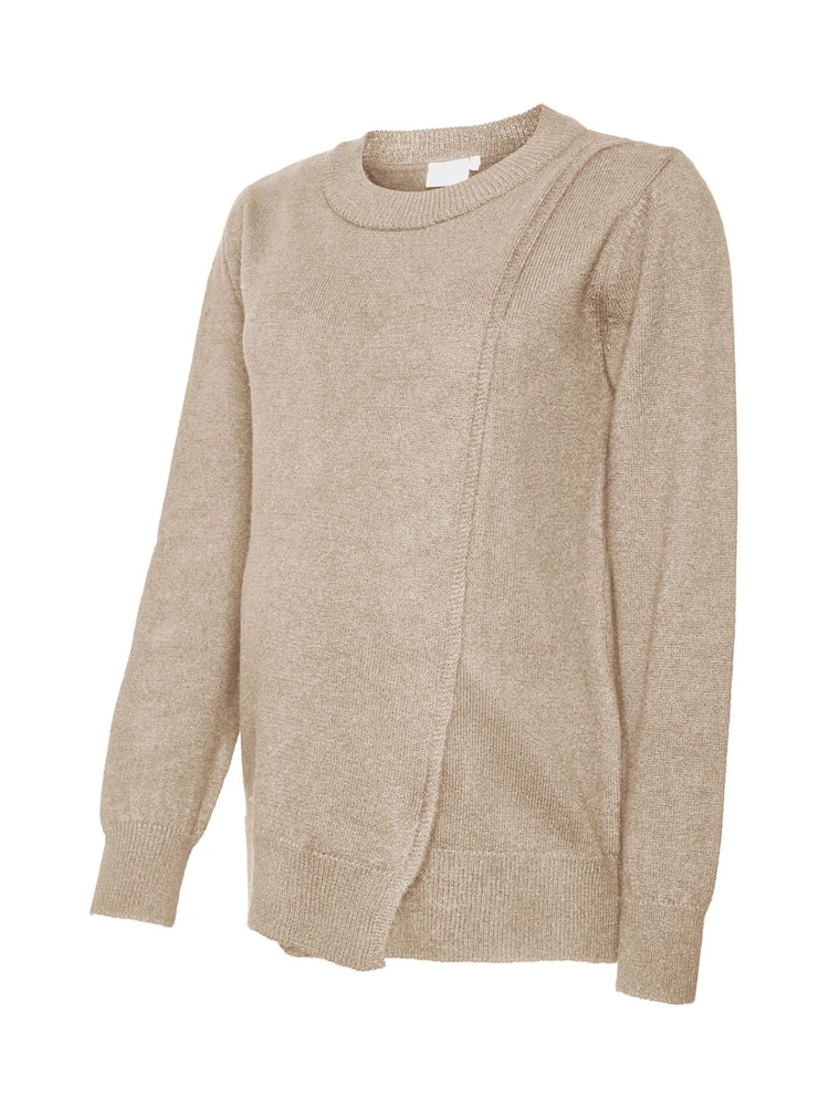 Mamalicious Maternity and Nursing Long Sleeve Knitted Top - Image 6 de 6