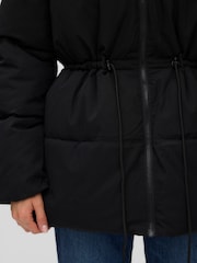 VERO MODA Hooded Puffer Coat with Waist Draw Cord - 圖片 3，共 5