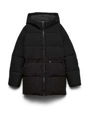 VERO MODA Hooded Puffer Coat with Waist Draw Cord - 圖片 5，共 5