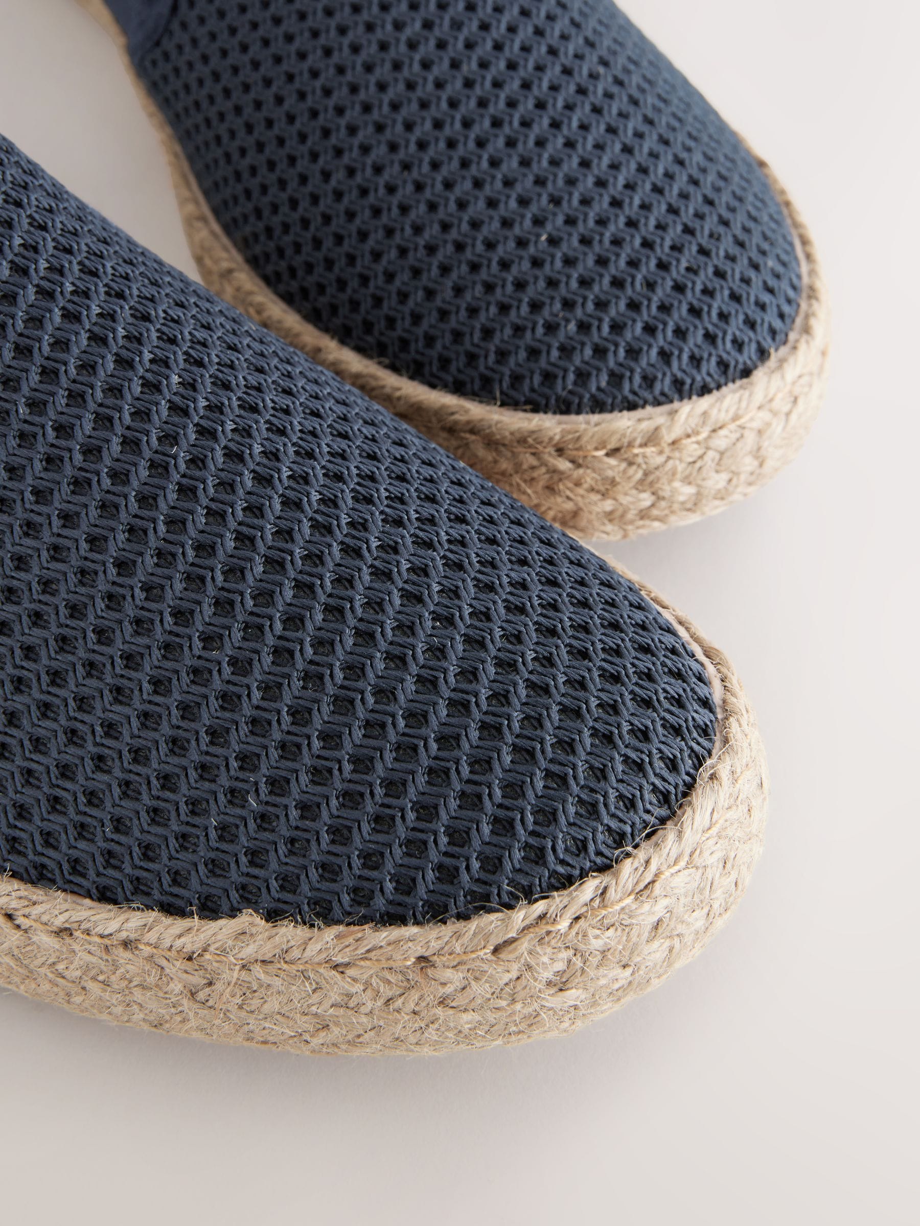 Buy Navy Blue Mesh Espadrilles from Next United Arab Emirates