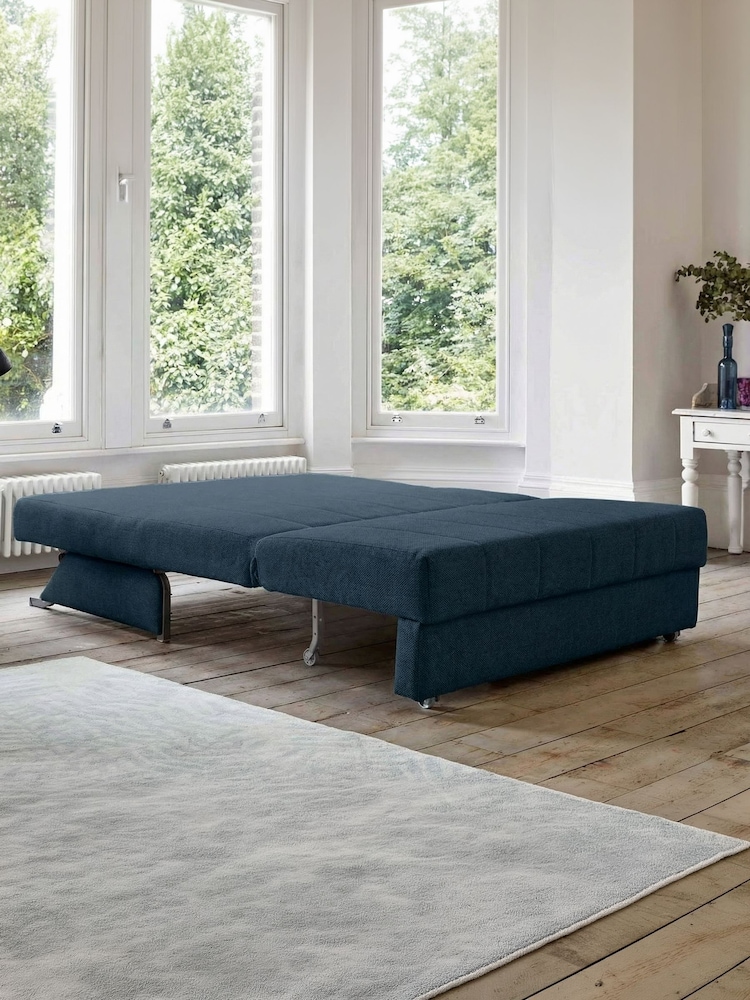 Willow & Hall Symphony Blue Appley Sofa Bed - Image 5 of 5 Willow & Hall Symphony Blue Appley Sofa Bed - Image 5 of 5