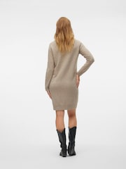 VERO MODA Natural Maternity Soft Touch Round Neck Knitted Jumper Dress - Image 3 of 5