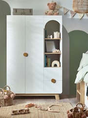 White Arches Junior Kids Triple Wardrobe - Image 1 of 12