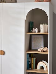 White Arches Junior Kids Triple Wardrobe - Image 3 of 12