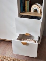 White Arches Junior Kids Triple Wardrobe - Image 5 of 12