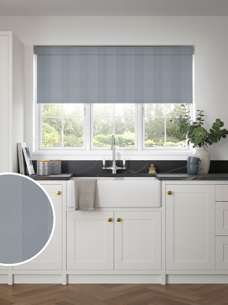 Dove Grey Tresco Made to Measure Blackout Roller Blind - Image 1 of 6