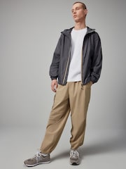 Charcoal Grey Lightweight Waterproof Packable Hooded Jacket - Image 2 of 13