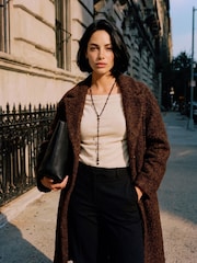 VERO MODA Textured Long Coat - Bild 2 von 6