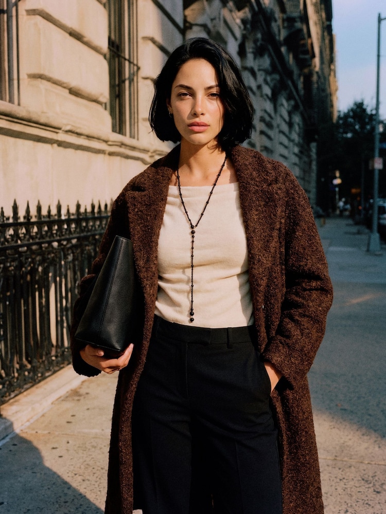 VERO MODA Textured Long Coat - Bild 2 von 6 VERO MODA Textured Long Coat - Bild 2 von 6