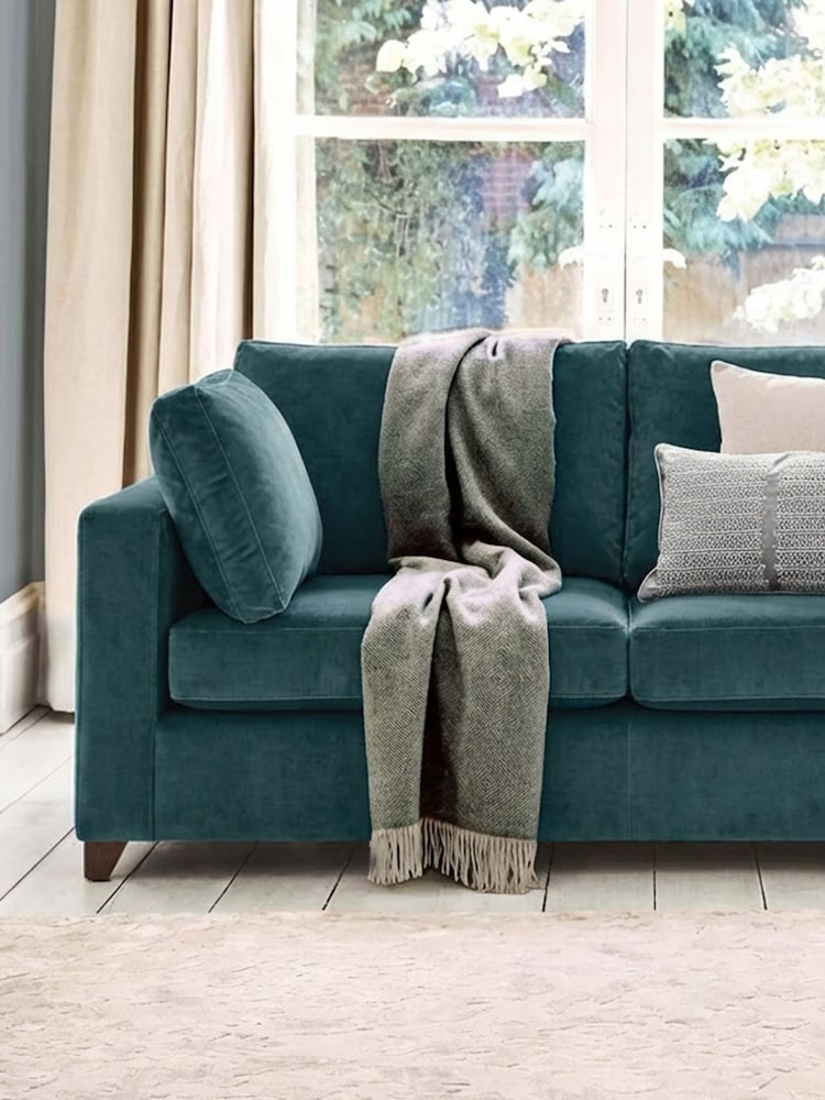 Willow & Hall Ocean Teal Blue Somerton Sofa Bed - Image 2 of 5