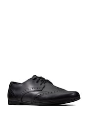 Clarks Black Multi Fit Scala Lace Shoes - Image 1 of 7