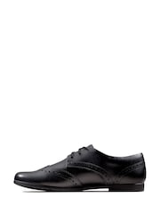 Clarks Black Multi Fit Scala Lace Shoes - Image 3 of 7