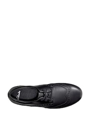 Clarks Black Multi Fit Scala Lace Shoes - Image 6 of 7