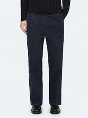 Blå - AllSaints Aston brede Chino-bukser - Bilde 2 av 8