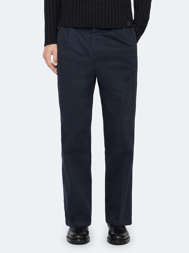 Blå - AllSaints Aston brede Chino-bukser - Bilde 2 av 8