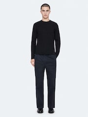 Blå - AllSaints Aston brede Chino-bukser - Bilde 3 av 8